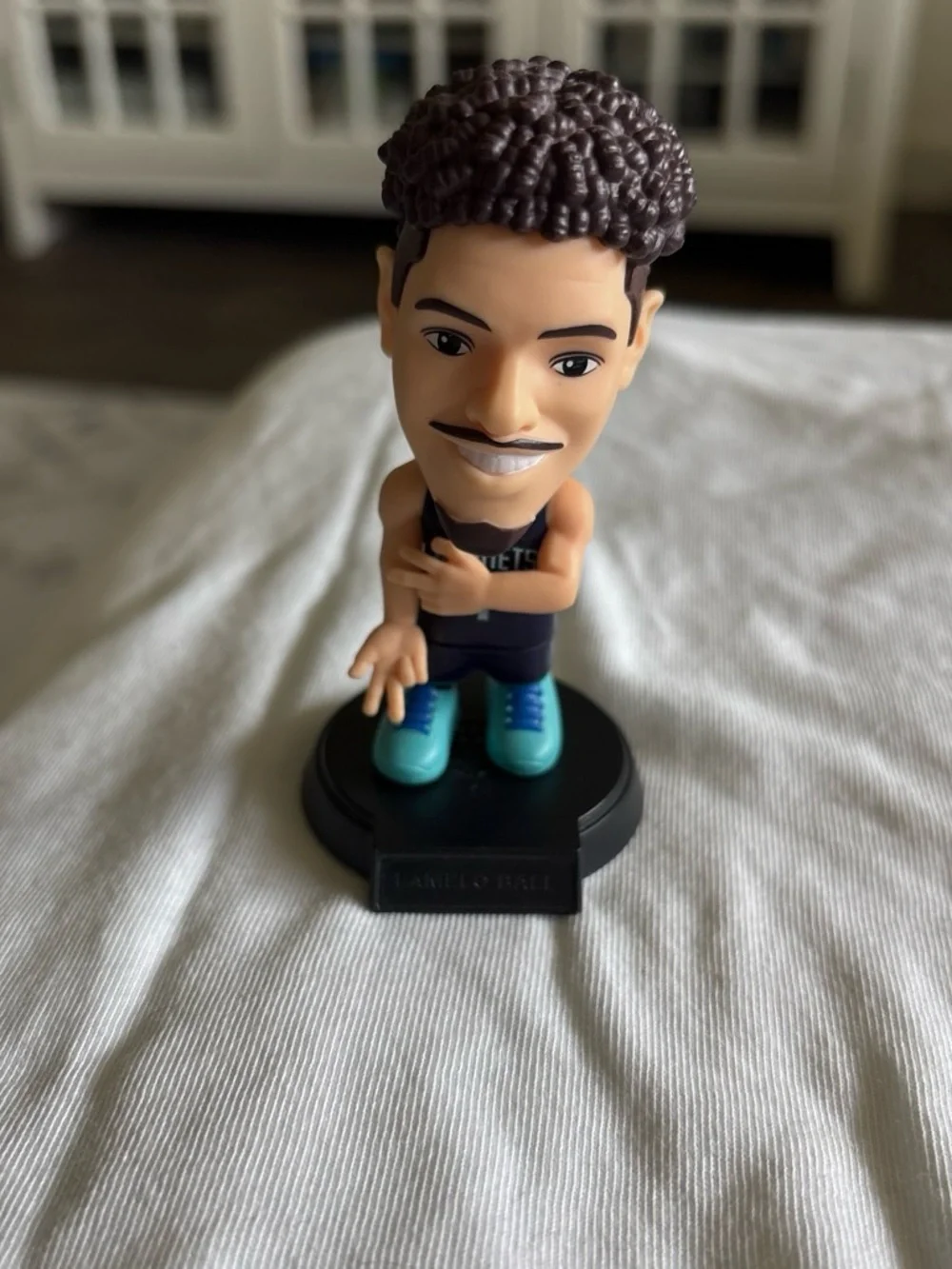 NBA Ballers Figurine-Inspired Display -As is Black & Teal